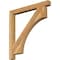 Ekena Millwork Westlake Block Rough Sawn Bracket, Western Red Cedar, 4"W x 44"D x 44"H BKT04X44X44WTL05RWR - alternate 1
